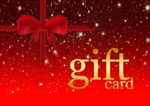 coupon, gift card, red